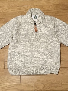 カナディアンセーター CANADIAN SWEATER カウチン セーター ニット プルオーバー ハーフジップ MADE IN CANADA カナダ製 ハンドニット