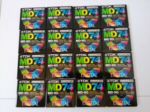 TDK　MD MD-XG 74 【mini disc】16枚セット【未開封新品】