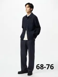 美品　UNIQLO タックワイドパンツ