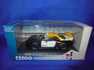 1/43　入手困難　日産　R34　NISMO　GT-R　シェイクダウン仕様　TEST CAR　2001年　JGTC GT500　EBBRO 