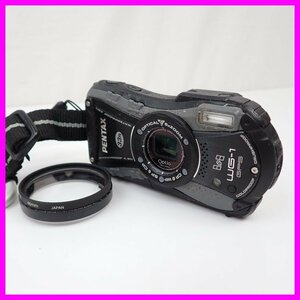 ★PENTAX/ペンタックス Optio WG-1 GPS デジタルカメラ グレー/1400万画素/ジャンク扱い&1579400657