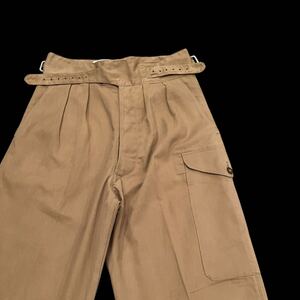 ビンテージ　60’s British Army Drill Khaki Trousers イギリス軍　グルカ　パンツ　60年代　古着　vintage ユーロ