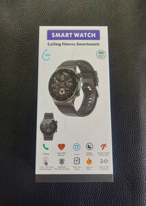 SMART WATCH スマートウォッチ ブラック Calling fitness smart watch 多機能 腕時計 /検索用 デジタル アナログ G shock 替バンド付き