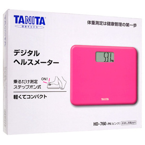 TANITA デジタルヘルスメーター HD-760-PK ピンク [管理:1100047388]