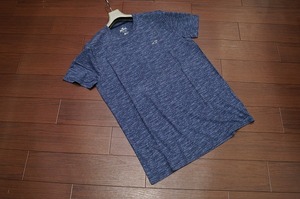 Hollister ホリスター 杢柄 カモメ ワンポイント刺繍 Tシャツ 半袖/L/ネイビー/紺系/メンズ Tシャツ アバクロ a&f カットソー☆★