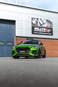 今だけ送料無料 20%オフ Millteksport ミルテック AUDI RSQ3 OPF/GPF F3 マフラー レース・ラウデスト 音量大 正規輸入品 1台限定新品