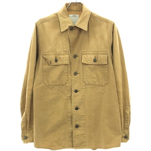 visvim ビズビム 15AW WILLARD SHIRT JKT HB シャツジャケット 0115205013036 ベージュ系 3 ITTJZCVRZGP6