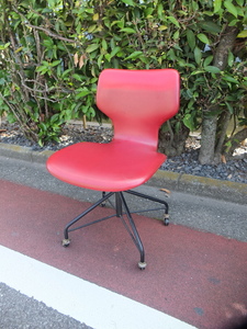 Vintage Tendo Kabuto chair 天童木工 キャスター付カブトチェア 剣持勇 ミッドセンチュリー ジャパンビンテージ デスクチェア 和モダン