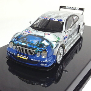 【美品】【中古】AUTOart オートアート Mercedes-Benz メルセデス ベンツ CLK 2001DTM #15 Christijan Albers 1/43 シルバー