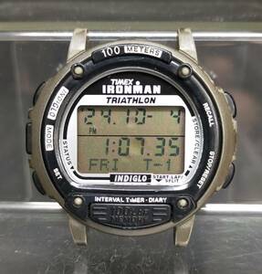 腕時計 TIMEX IRONMAN TRIATHLON 稼働品 フェイスのみ タイメックス アイアンマン トライアスロン