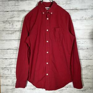 NS00119 OLD NAVY オールドネイビー メンズ用シャツ ワインレッド OXFORDSHIRT SLIMFIT Sサイズ