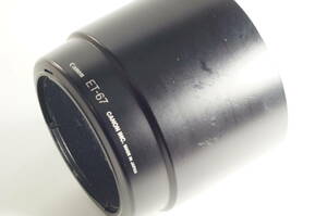 RBGF07『並品』 Canon ET-67 EF100mm F2.8マクロUSM用 キャノン キヤノン レンズフード