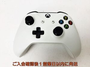 【1円】Microsoft 純正 XBOX One ワイヤレスコントローラー ホワイト Model 1708 未検品ジャンク B01-543rm/F3