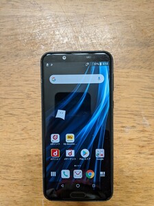 IY1011 docomo SIMフリー AQUOS sens2 SH-01L SHARP 4Gスマホ 簡易確認＆簡易清掃＆初期化OK 判定○ WebにてSIMロック解除受付手続済