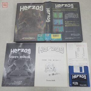 1円〜 MSX2 3.5インチFD ヘルツォーク テクノソフト Herzog Tecno Soft 箱説ハガキ付【10