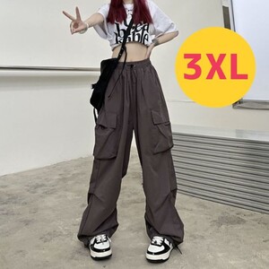 カーゴパンツ ワークパンツ 薄手 3XL ダンス メンズ レディース 韓国 灰