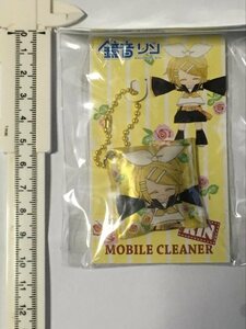  正規品 VOCALOID 鏡音リン モバイルクリーナー 新品 キーホルダー KAGAMINE RIN Mobile cleaner key chain key ring 初音ミク