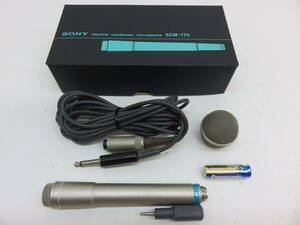 SONY ソニー ECM-170 エレクトレット コンデンサーマイク 動作品 中古 美品