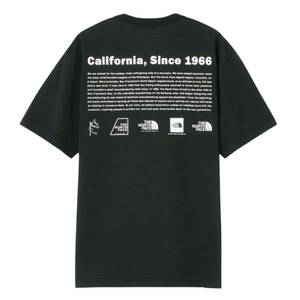 即決☆ノースフェイス ヒストリカル 半袖 Tシャツ BLK/XLサイズ 送料込み ブラック 黒色 歴代 ロゴ THE NORTH FACE