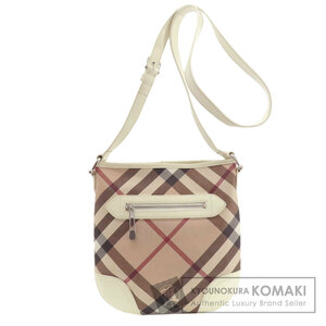 BURBERRY バーバリー ノバチェック ショルダーバッグ PVC レディース 中古