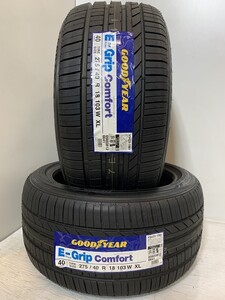 【送料無料】未使用夏タイヤ ２本セット 275/40R18 103W XL(SGY110)GOODYEAR E-Grip Comfort 275/40/18 2020～2021年