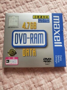 即決　maxell　DVD-RAM 4.7GB DRMC47B.1P カートリッジ式 くり返し記録用 データ用