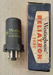 ■NEW21003■ メタル管 Westinghouse 6SJ7　新品元箱入