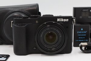 ＜＜別売純正ケース＆新品バッテリー＆充電器（社外品）付き！！＞＞【美品】NIKON ニコン COOLPIX P7700 ブラック P7700BK #LE2024581