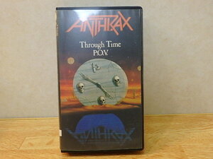 n011k　アンスラックス　ANTHRAX　ミュージックビデオ　VHS　ビデオテープ　動作未確認　ジャンク　レトロ