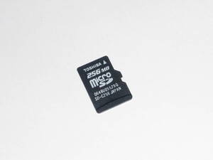 送料無料！動作保証！TOSHIBA microSD 256MB