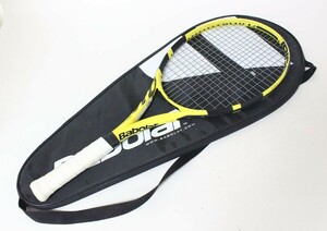 ○ BABOLAT 硬式テニスラケット Pure Aero ピュア アエロ ケース付き G3 ○MOF09184　イエロー×ブラック バボラ 2019