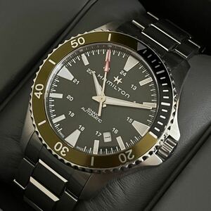 HAMILTON KHAKI NAVY SCUBA AUTO ハミルトンカーキ ネイビー スキューバ 自動巻き 腕時計 H823750 NATOベルト付き