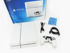 ♪○ジャンク【SONY ソニー】PS4本体 500GB CUH-1100A グレイシャー・ホワイト