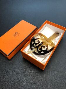 HERMES エルメス　バッファロー　ホーン　かんざし　蟹飾り　ジャンク品です！