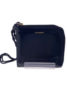 JIL SANDER◆CREDIT CARD PURSE TANGLE/財布/ブラック/レディース