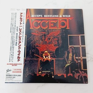 【紙ジャケット】ACCEPT アクセプト / RESTLESS & WILD レストレス・アンド・ワイルド 国内盤 完全生産限定盤 CD アルバム