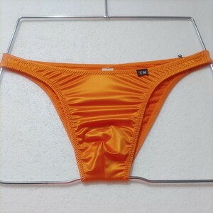 TM collection ビキニ　 サイズ　　L　　カラー　オレンジ　　新品未使用　 日本製　つるつるした肌触りの生地です