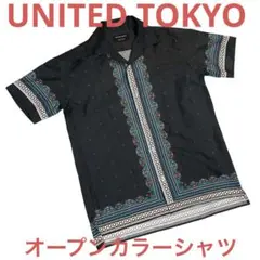 UNITED TOKYO オープンカラーシャツ 半袖 黒　1