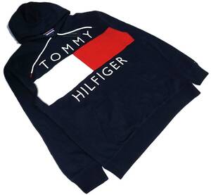 【新品】トミーヒルフィガー ■ 裏起毛パーカー ■ XXL ■ ネイビー TOMMY HILFIGER 正規品 