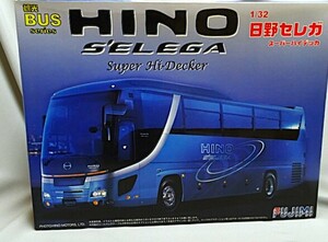 No.6　１/３２　HINO　SELEGA　日野セレガ　スーパーハイデッカ　フジミ 　現状品