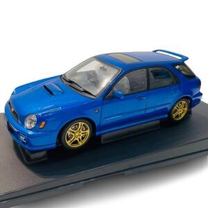 【AUTO art/オートアート】1/18 スバル インプレッサ STi ミラー破損 ミニカー モデルカー★53510