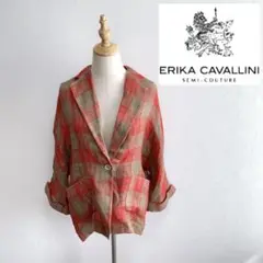 ERIKA CAVALLINI SEMI-COUTURE リネンジャケット