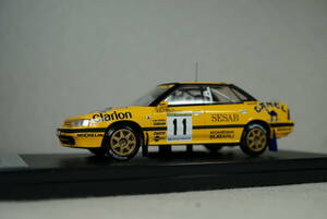 1/43 タバコデカール加工 エクルンド hpi SUBARU LEGACY RS #11 Eklund 1992 Swedish 6th スバル レガシィ キャメル レガシー