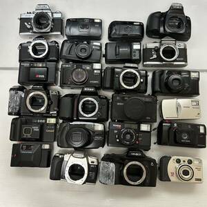 1円~フィルムカメラまとめ MINOLTA PENTAX KONICA FUJI Nikon OLYMPUS FUJIFILM RICOH Canon PETRI (ジャンク品 動作未確認 KJ)
