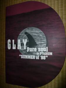 GLAY。pure soul in STADIUM。ツアーパンフ。おまけ付き。