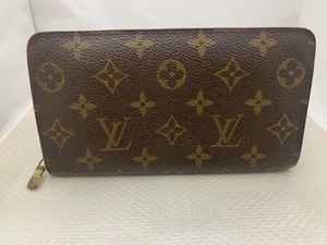 ☆1円スタート☆ Louis Vuitton　ルイヴィトン　ポルトモネジップ　ラウンドファスナー　長財布　モノグラム　◆27871