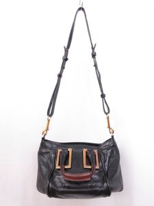 訳あり【Chloe クロエ】 エテル ハンドバッグ 2WAYショルダーバッグ ミニ (レディース) ブラック □5LG3009□