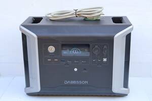 G4825(RK) Y Dabbsson DBS2300plus 大容量ポータブル電源 EV用半固体リン酸鉄リチウムバッテリー 2330Wh (AC電源コード付き)