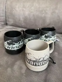 and wander アンドワンダー 4点セット マグカップ　新品