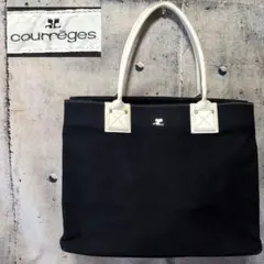 courreges クレージュ ヴィンテージ キャンバス トートバッグ